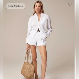 J Crew garçon classic double gauze collared shirt classic fit